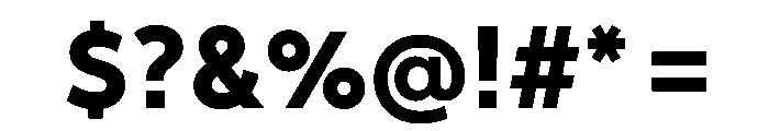 Gottak Bold Font OTHER CHARS