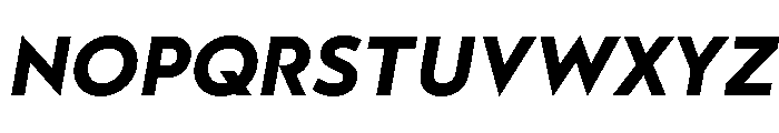 Gottak BoldItalic Font UPPERCASE