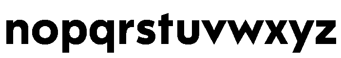 Gottak Bold Font LOWERCASE