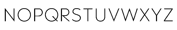 Gottak ExtraLight Font UPPERCASE