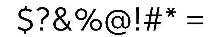 Gottak Light Font OTHER CHARS