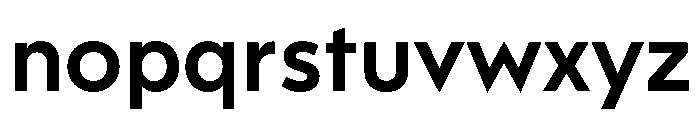 Gottak SemiBold Font LOWERCASE