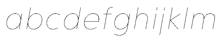 Gottak ThinItalic FONT