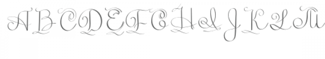 Golden Age Script Font UPPERCASE