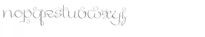 Golden Age Script Font LOWERCASE