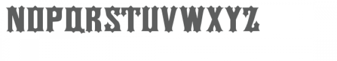 gothic font Font LOWERCASE