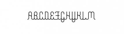 Goodnight Regular Font UPPERCASE