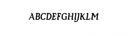 Gopal Regular Italic Font UPPERCASE