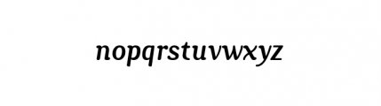 Gopal Regular Italic Font LOWERCASE