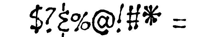 Gobbler Regular Font OTHER CHARS