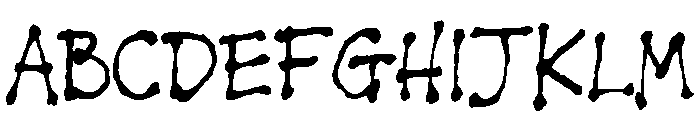 Gobbler Regular Font UPPERCASE