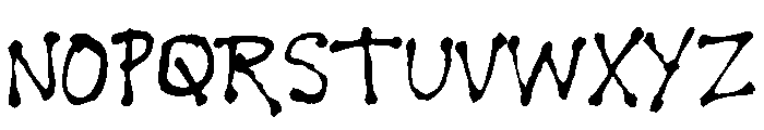 Gobbler Regular Font UPPERCASE
