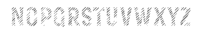 Golden Horn Lined Font LOWERCASE
