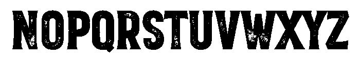 Golden Horn Pressed Font UPPERCASE