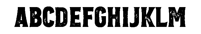 Golden Horn Pressed FONT