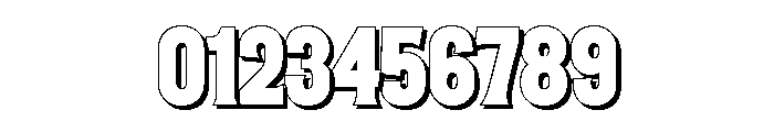 Golden Horn Shadow Font OTHER CHARS