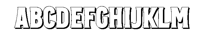 Golden Horn Shadow FONT