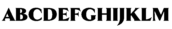 Goldenbook Black Font UPPERCASE