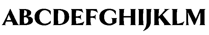 Goldenbook Heavy Font UPPERCASE