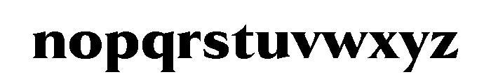 Goldenbook Heavy Font LOWERCASE