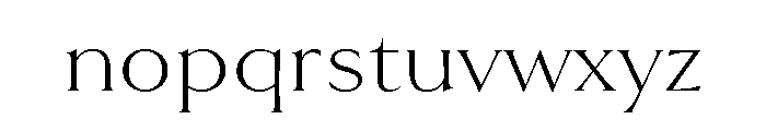 Goldenbook Light Font LOWERCASE