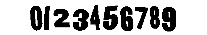 Golgotha Regular Font OTHER CHARS