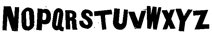 Golgotha Regular Font UPPERCASE