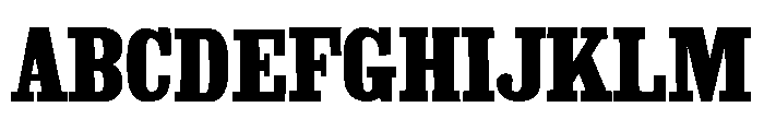 Gomorrah Regular Font UPPERCASE