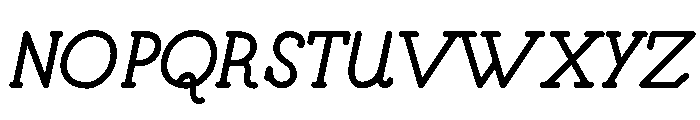 Good Bad Man Regular Italic Font UPPERCASE