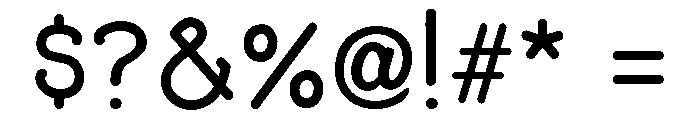 Good Bad Man Regular Font OTHER CHARS