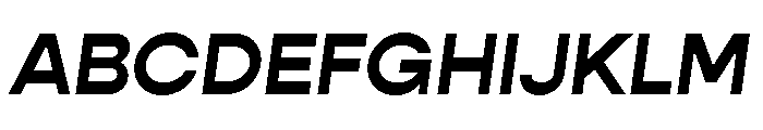 Gopher Bold Italic Font UPPERCASE
