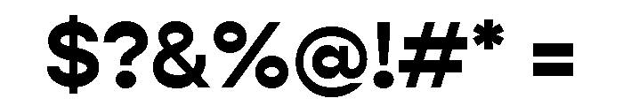 Gopher Bold Font OTHER CHARS