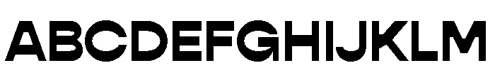 Gopher Display Black Font UPPERCASE