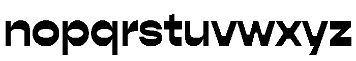 Gopher Display Black Font LOWERCASE