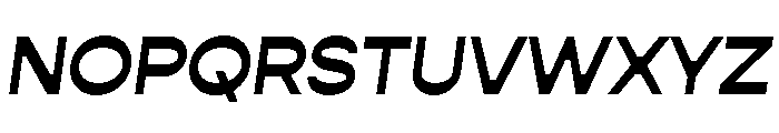 Gopher Display Bold Italic Font UPPERCASE