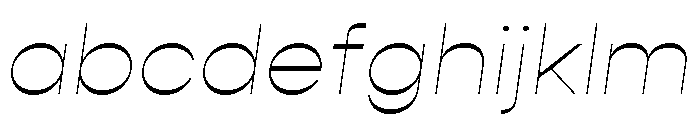 Gopher Display Hairline Italic FONT