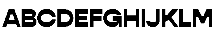 Gopher Display Heavy Font UPPERCASE