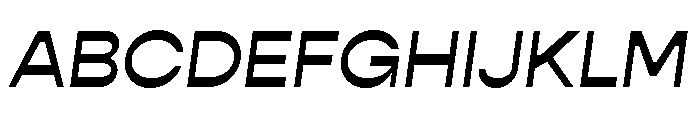 Gopher Display Medium Italic Font UPPERCASE