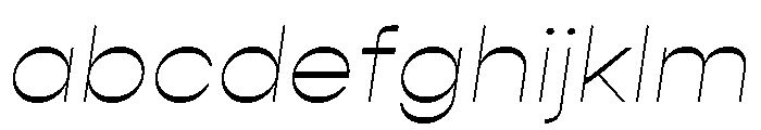 Gopher Display Thin Italic FONT