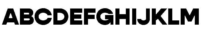 Gopher Heavy Font UPPERCASE