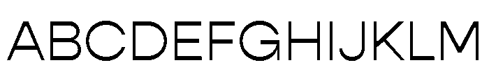 Gopher Light Font UPPERCASE