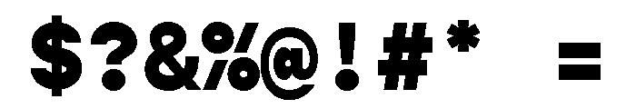 Gopher Mono Black Font OTHER CHARS