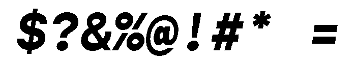 Gopher Mono Bold Italic Font OTHER CHARS