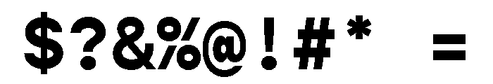 Gopher Mono Bold Font OTHER CHARS