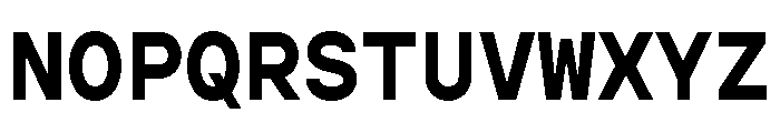 Gopher Mono Bold Font UPPERCASE