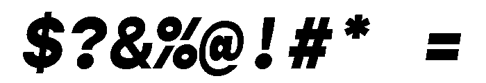 Gopher Mono Extra Bold Italic Font OTHER CHARS