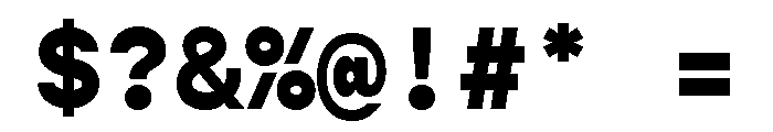 Gopher Mono Extra Bold Font OTHER CHARS