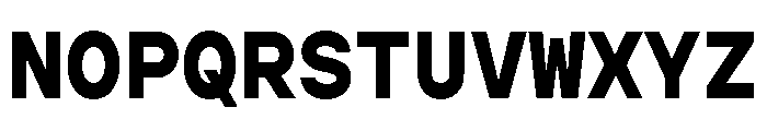 Gopher Mono Extra Bold Font UPPERCASE