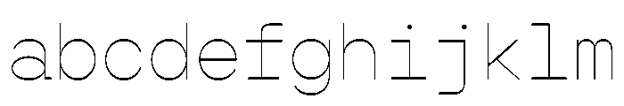 Gopher Mono Hairline FONT