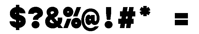 Gopher Mono Heavy Font OTHER CHARS